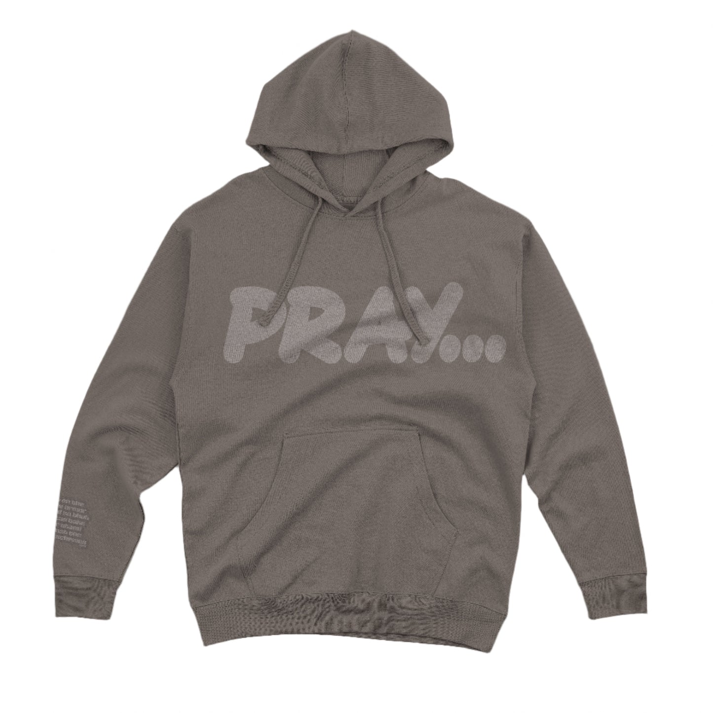 Gray "Pray" Hoodie