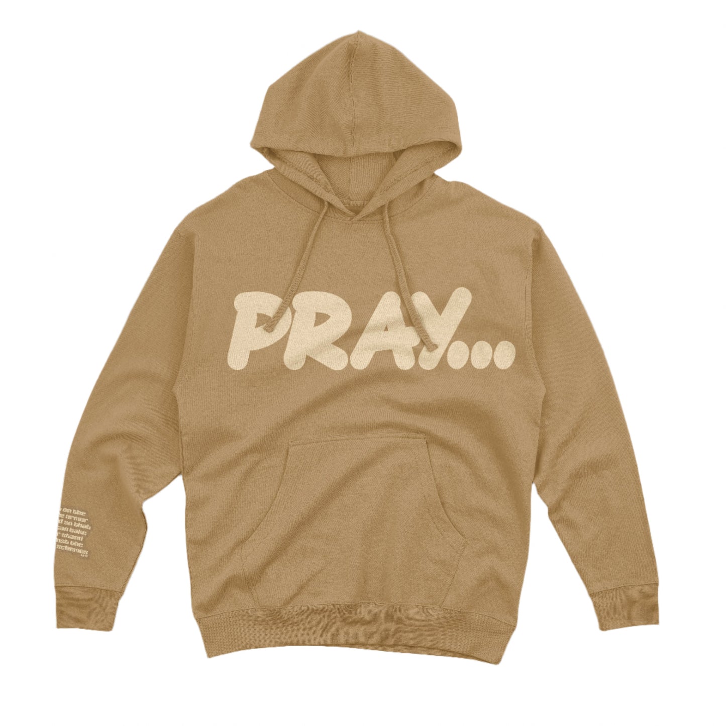 Khaki "Pray" Hoodie