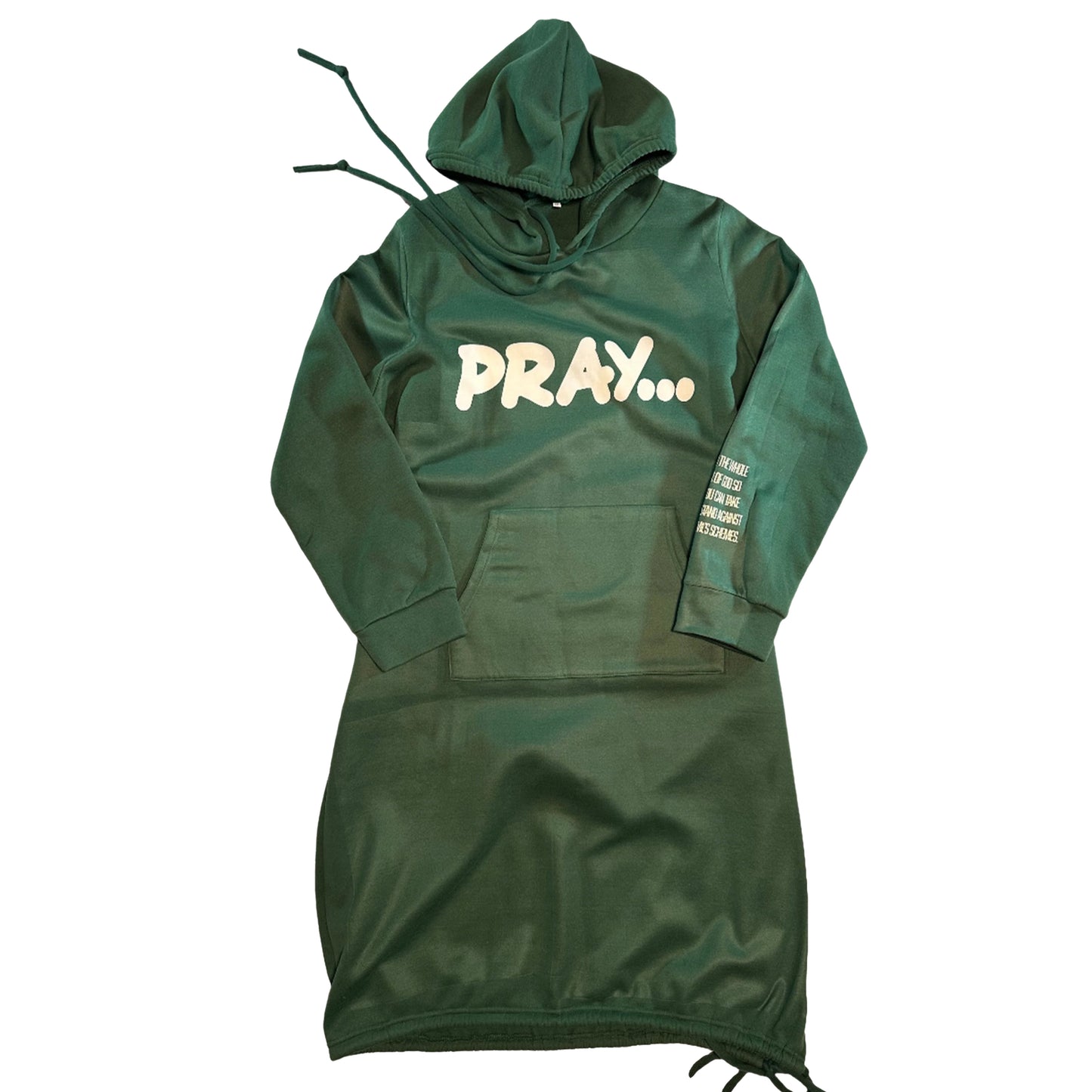 Green Hoodie Dress